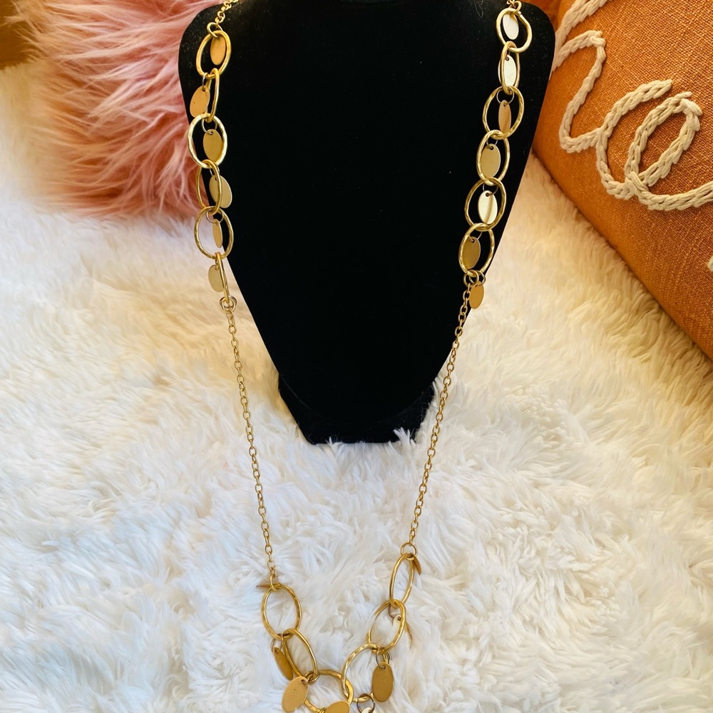 Long Gold Necklace